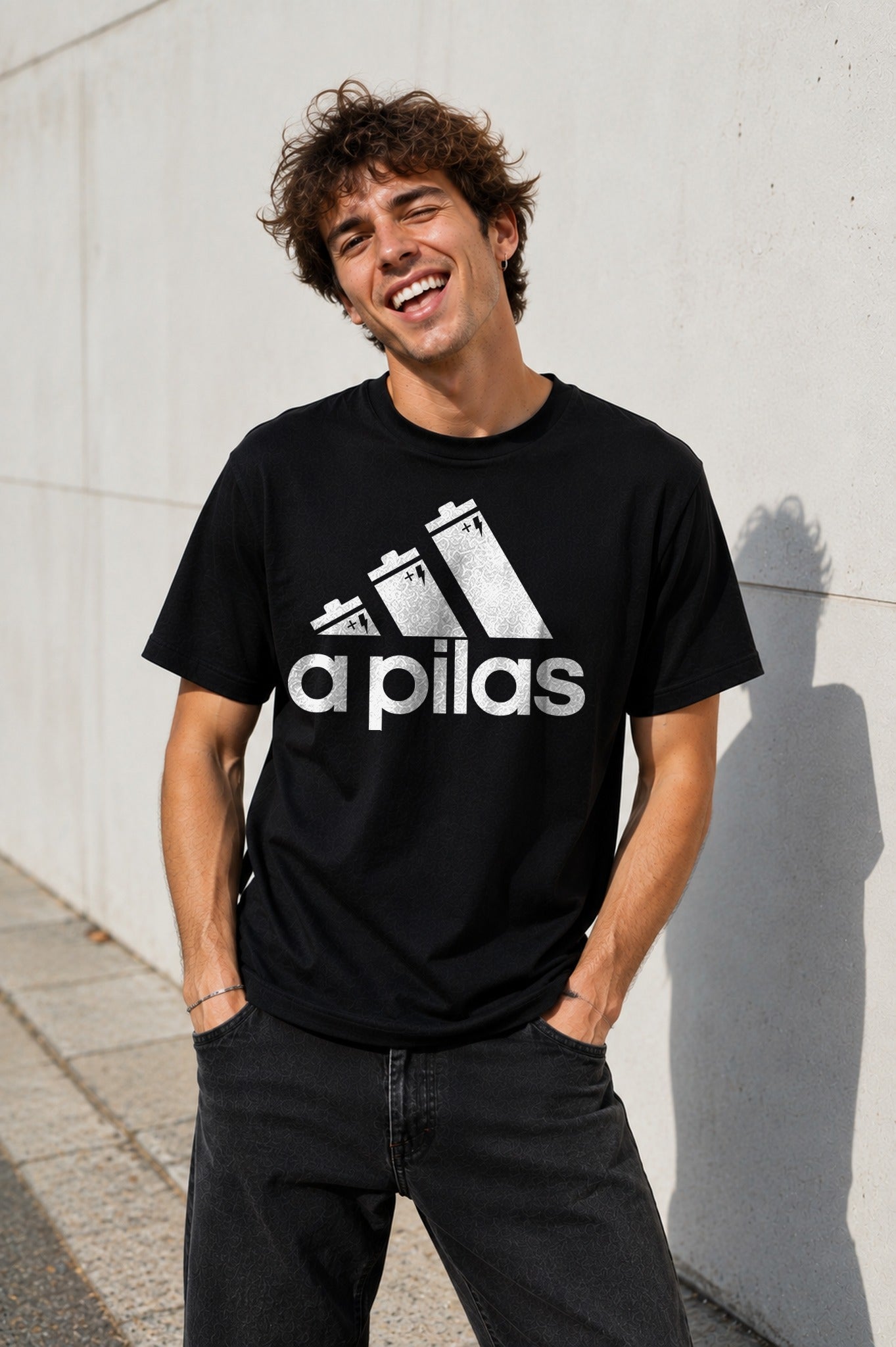 Camiseta A Pilas – Parodia deportiva para cerveceros
