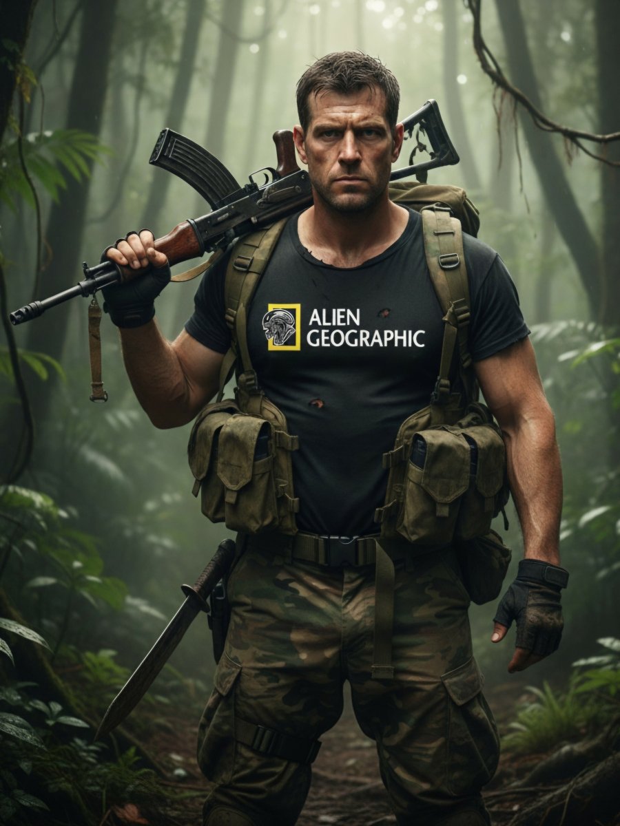 Camiseta Alien Geographic - El Cajón Friki