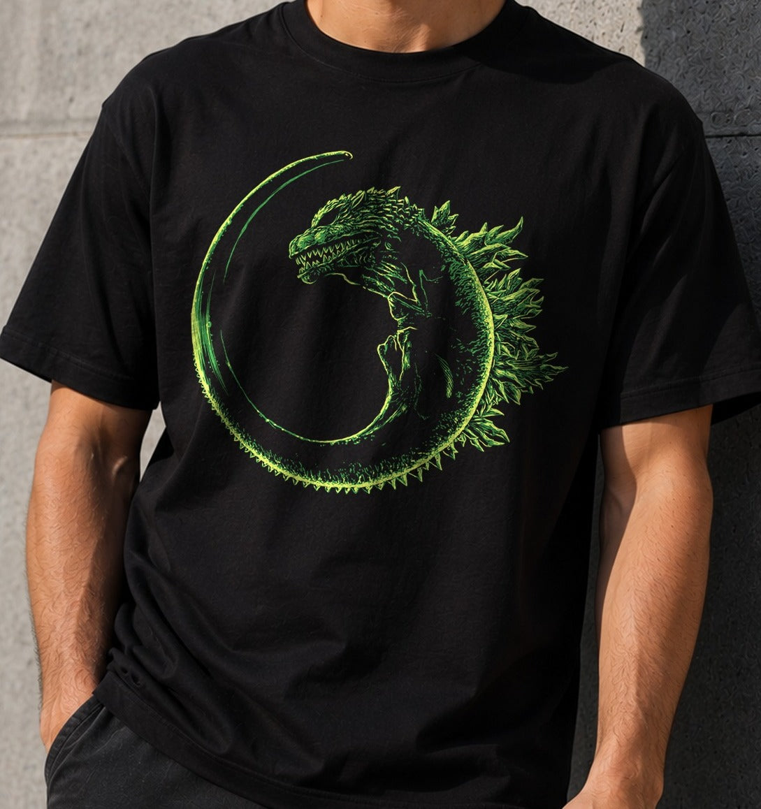 Camiseta Alien Kaiju – Godzilla (negra)