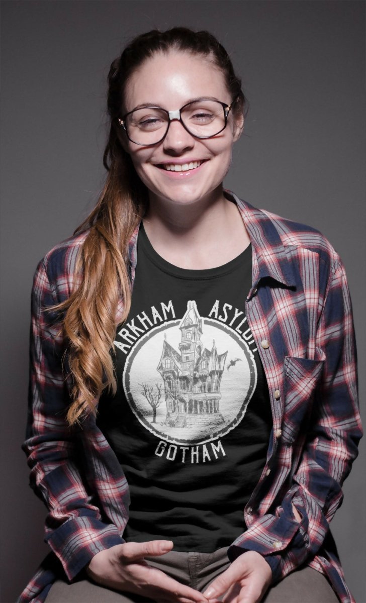 Camiseta Arkham Asylum - El Cajón Friki