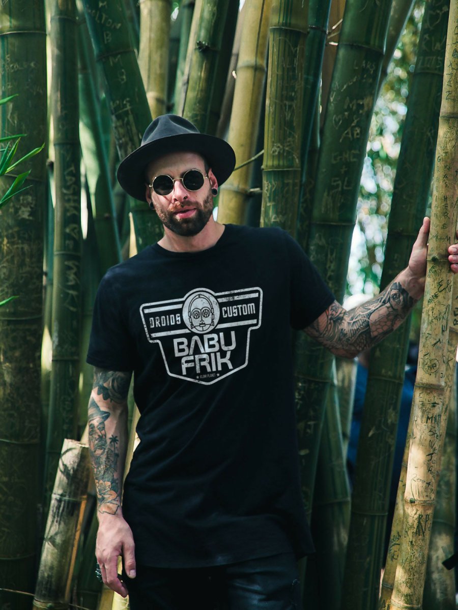 Camiseta Babu Frik Droids Custom - El Cajón Friki