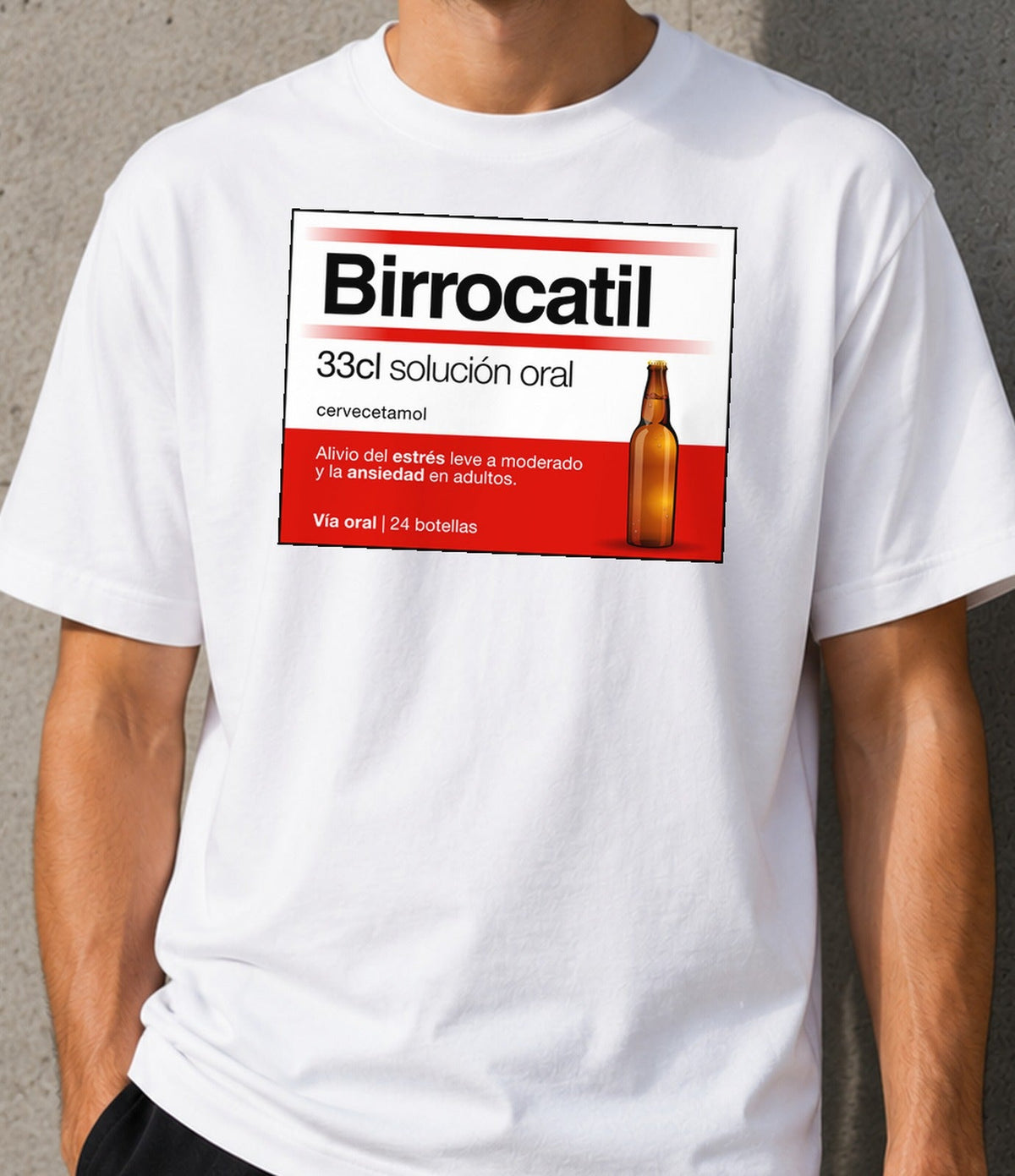 Camiseta Birrocatil (blanca)