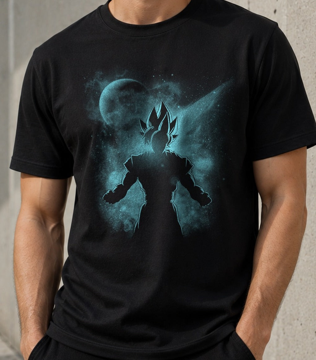 Camiseta Blue Level – Dragon Ball (negra)