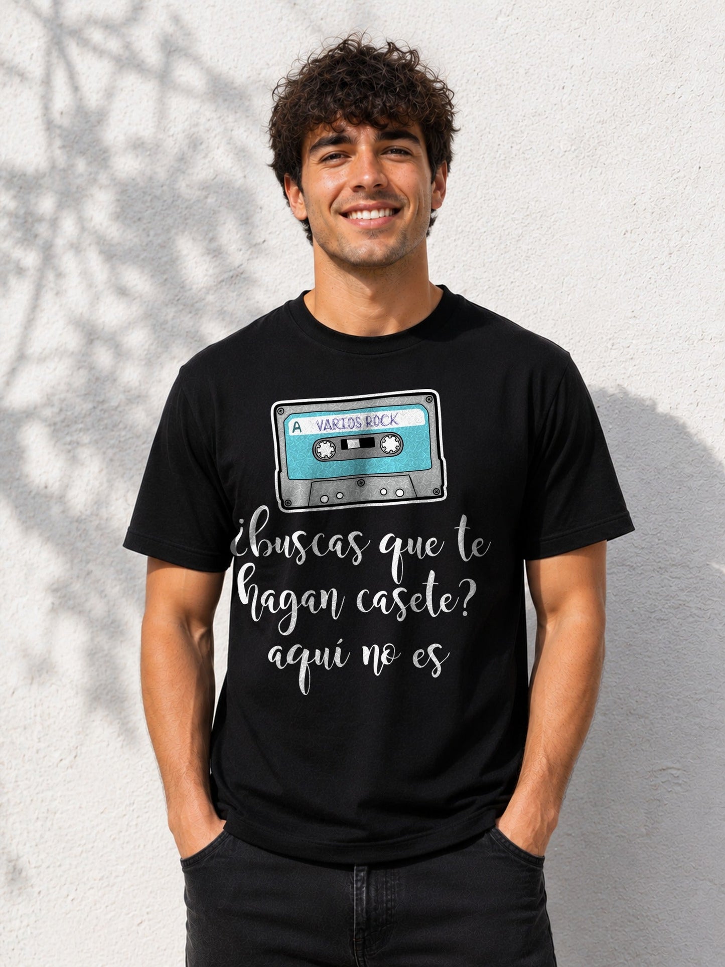 Camiseta Buscas Casete – Regalo para nostálgicos del rock