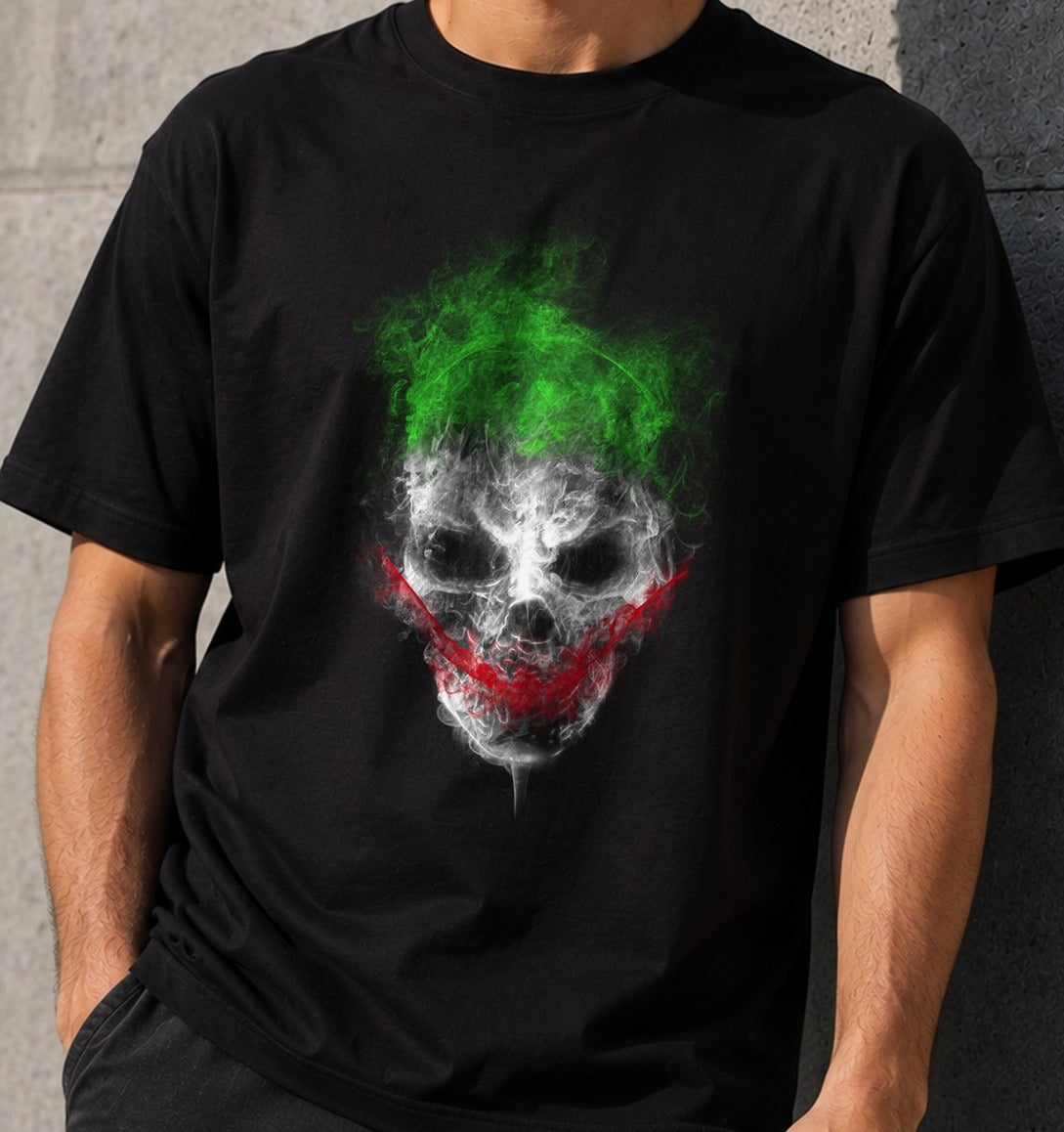 Camiseta Clown-smoke – Joker (negra)