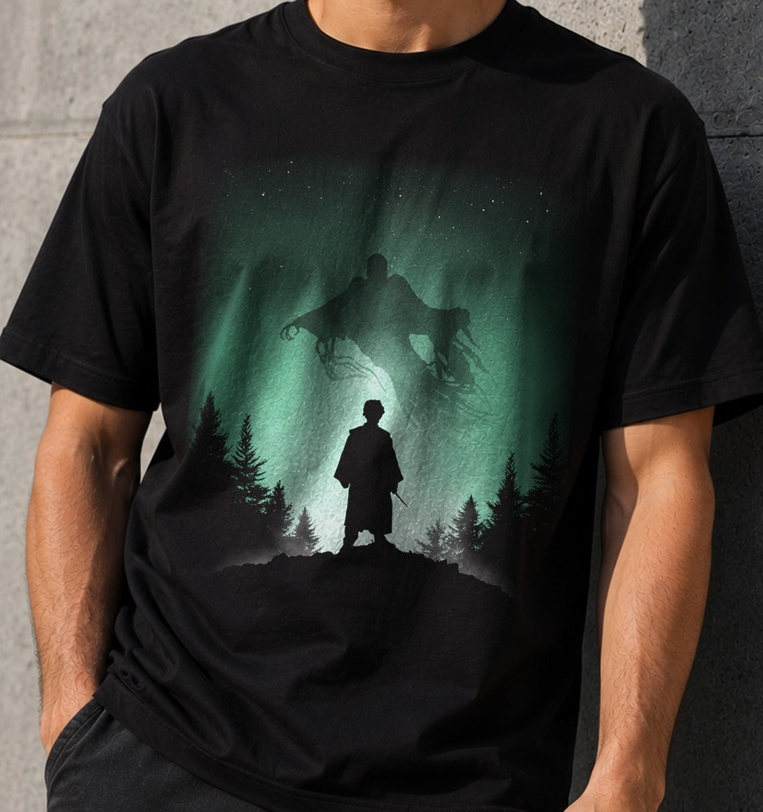 Camiseta Dark Creature – Dementor de Harry Potter (negra)