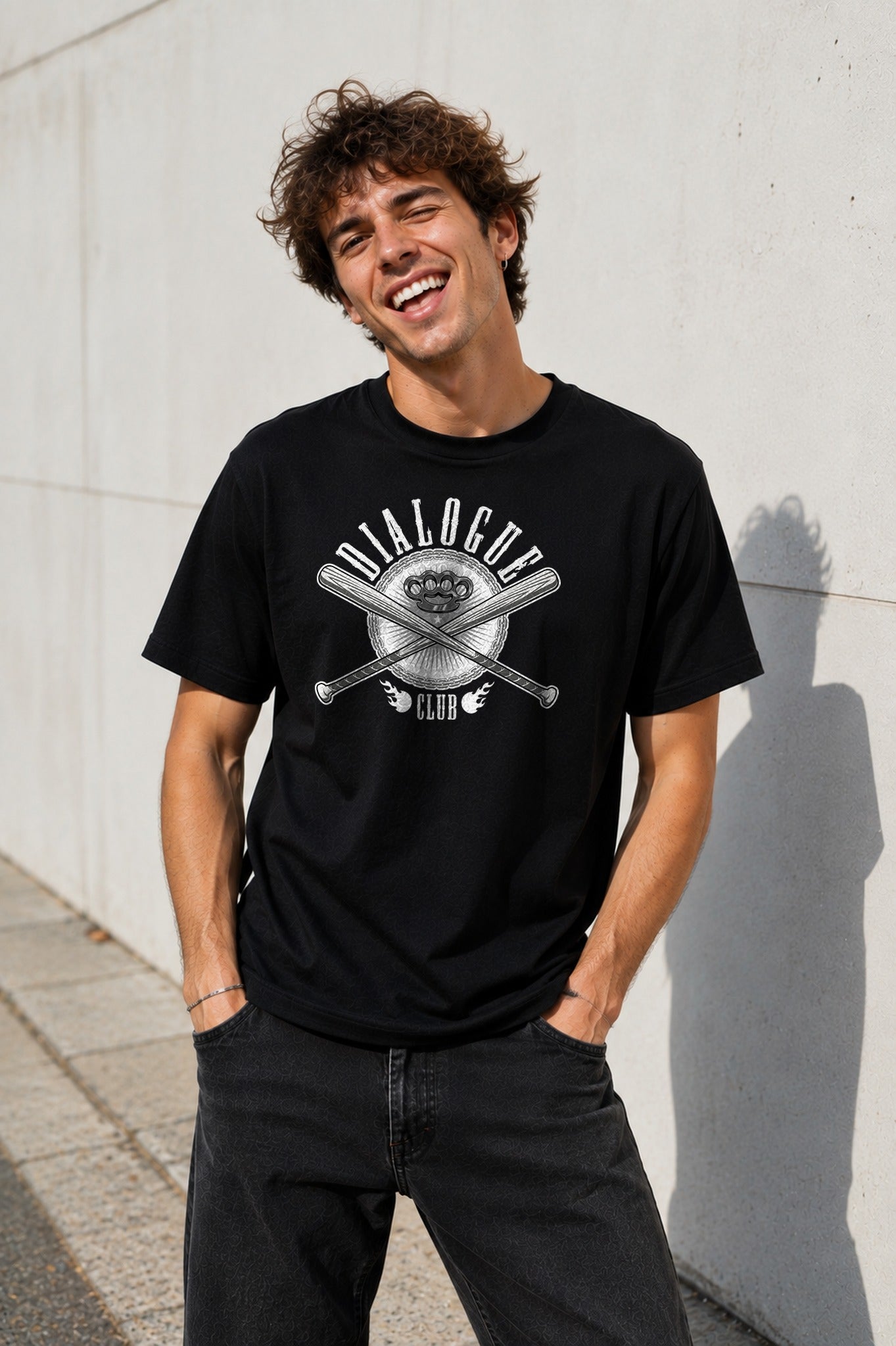 Camiseta con el diseño Dialogue Club – Regalo con humor gamberro, de Paranoia Records