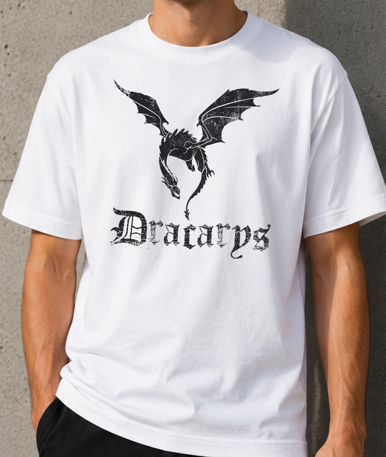 Camiseta Dracarys – Game of Thrones (blanca)