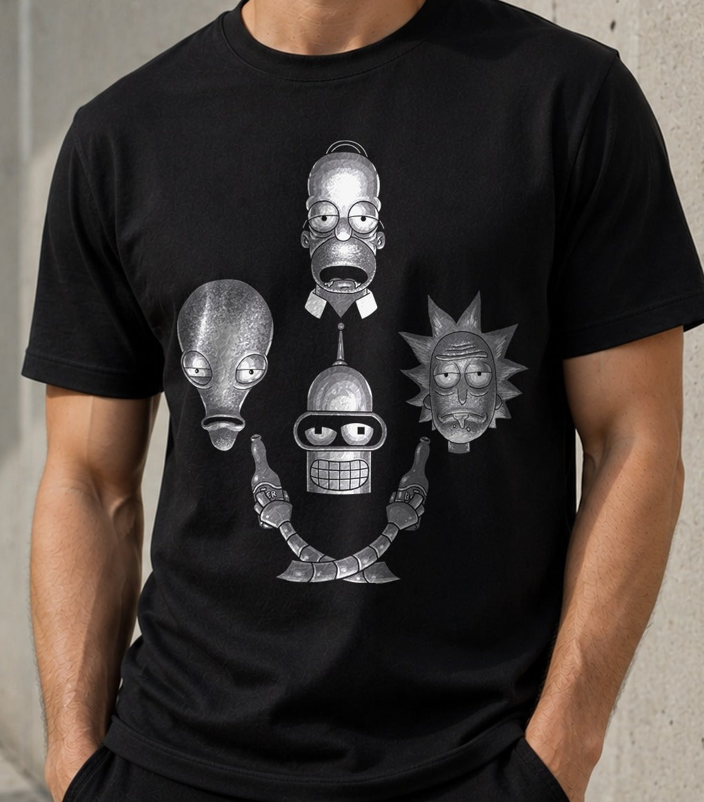 Camiseta Drunk Rhapsody – Parodia de Bohemian Rhapsody (negra)