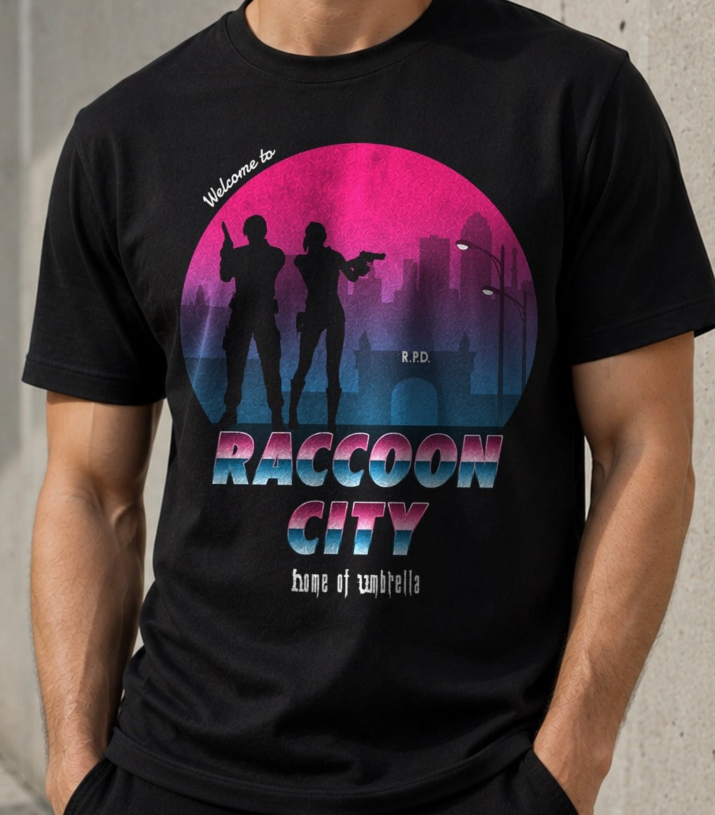 Camiseta Home of Umbrella – Resident Evil (negra)