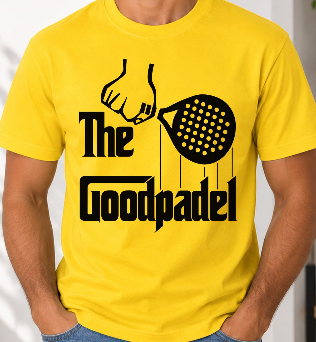 Camiseta The Good Padel (amarilla)