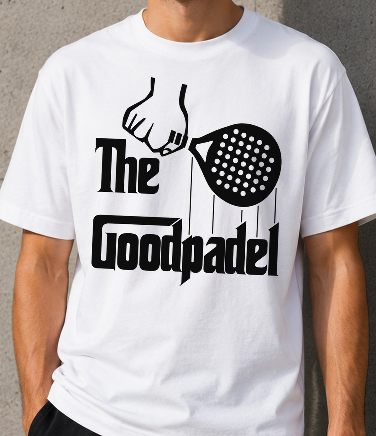 Camiseta The Good Padel (blanca)