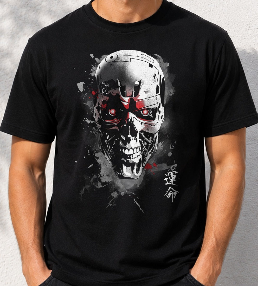 Camiseta Ink T-800 - b – Terminator (negra)