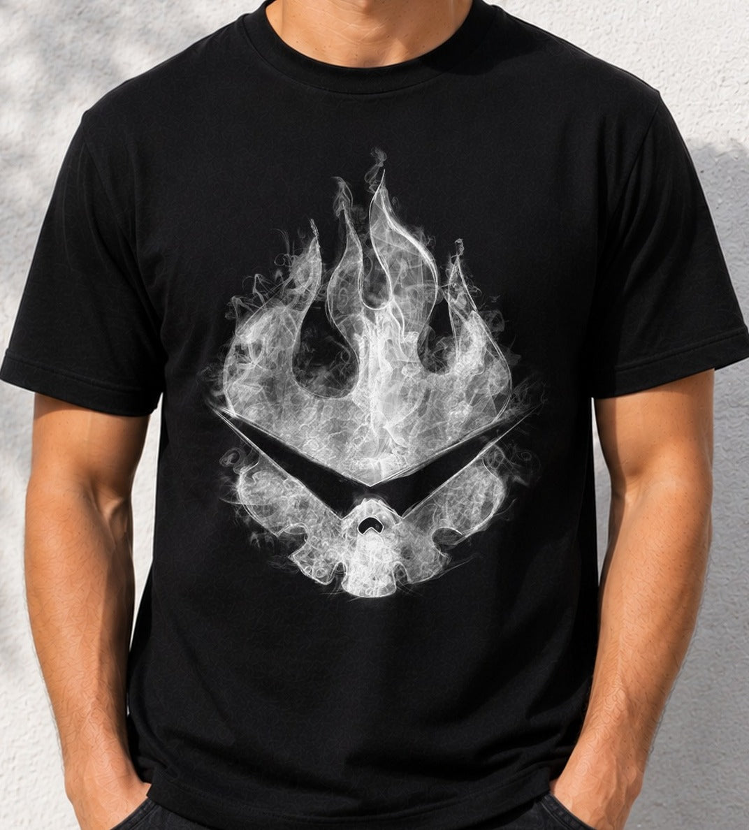 Camiseta Kamina Smoke – Gurren Lagann (negra)