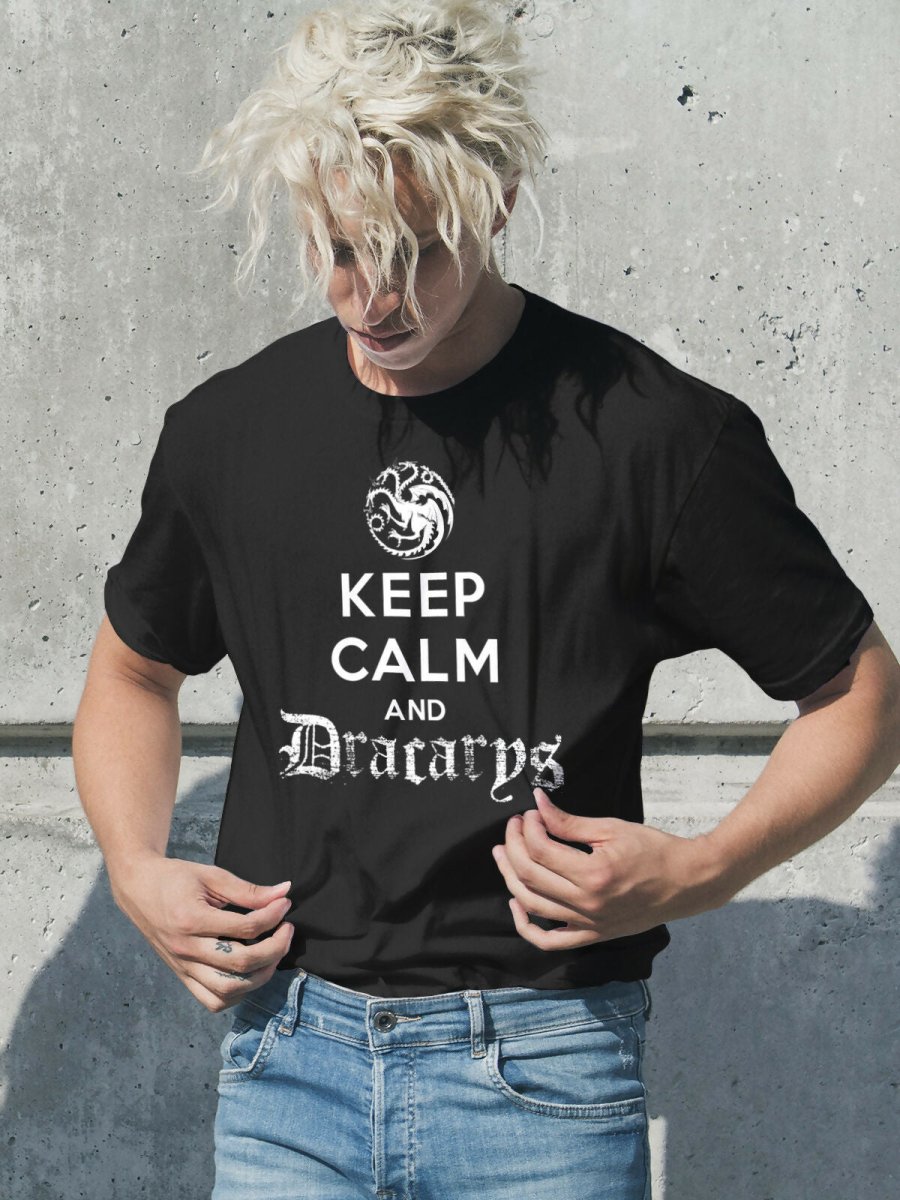 Camiseta Keep Calm and Dracarys - El Cajón Friki