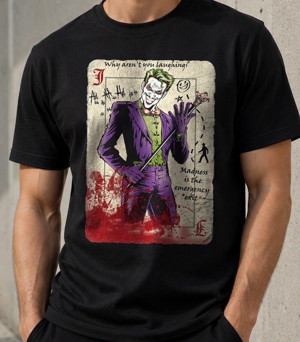 Camiseta Master Criminal – Joker de DC Comics (negra)