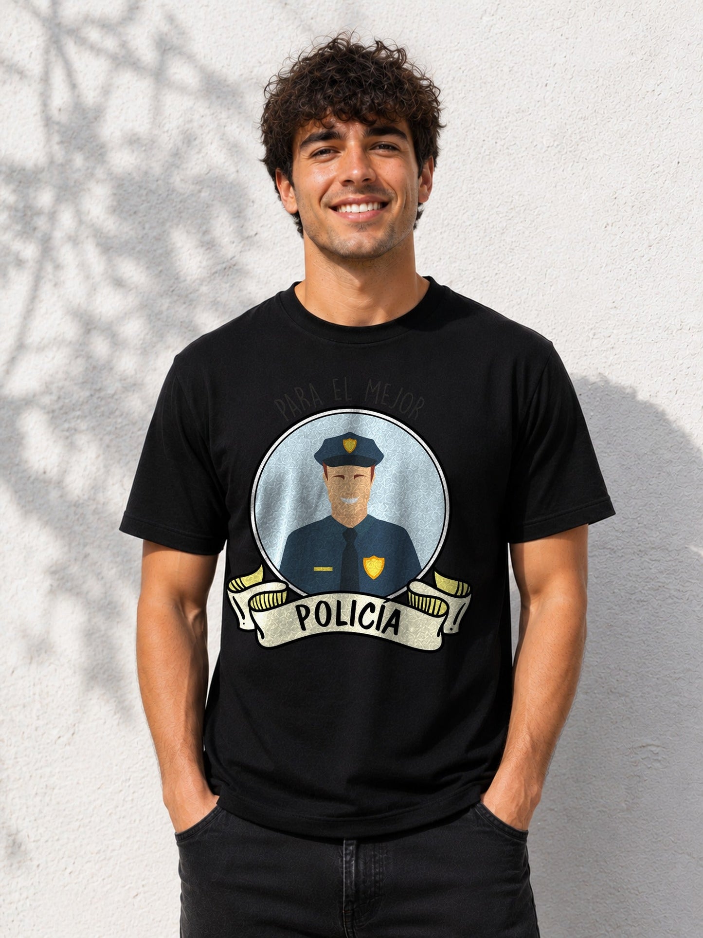 Camiseta con el diseño Mejor Policía – Regalo para policías, de Paranoia Records
