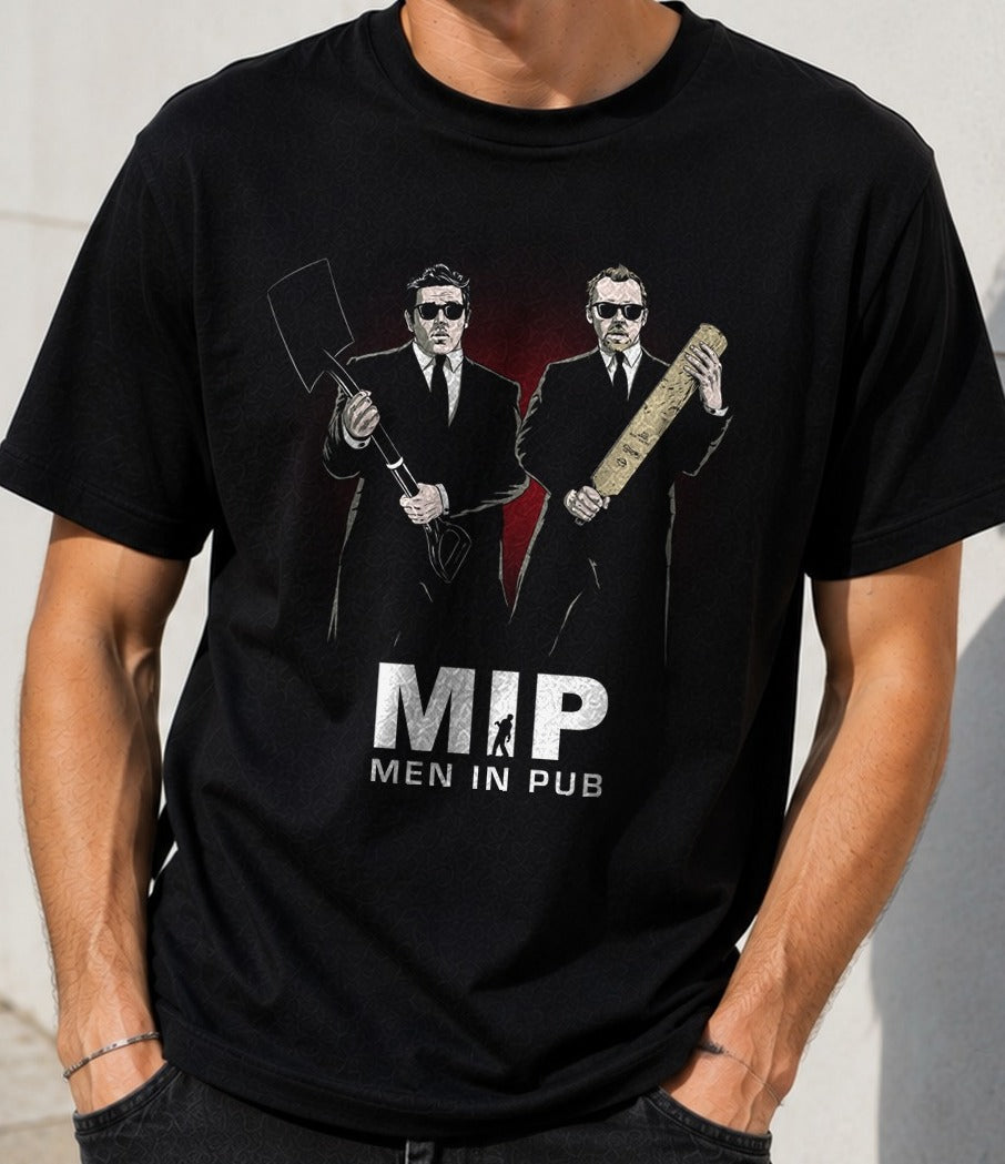 Camiseta Men in Pub – Zombies Party (negra)