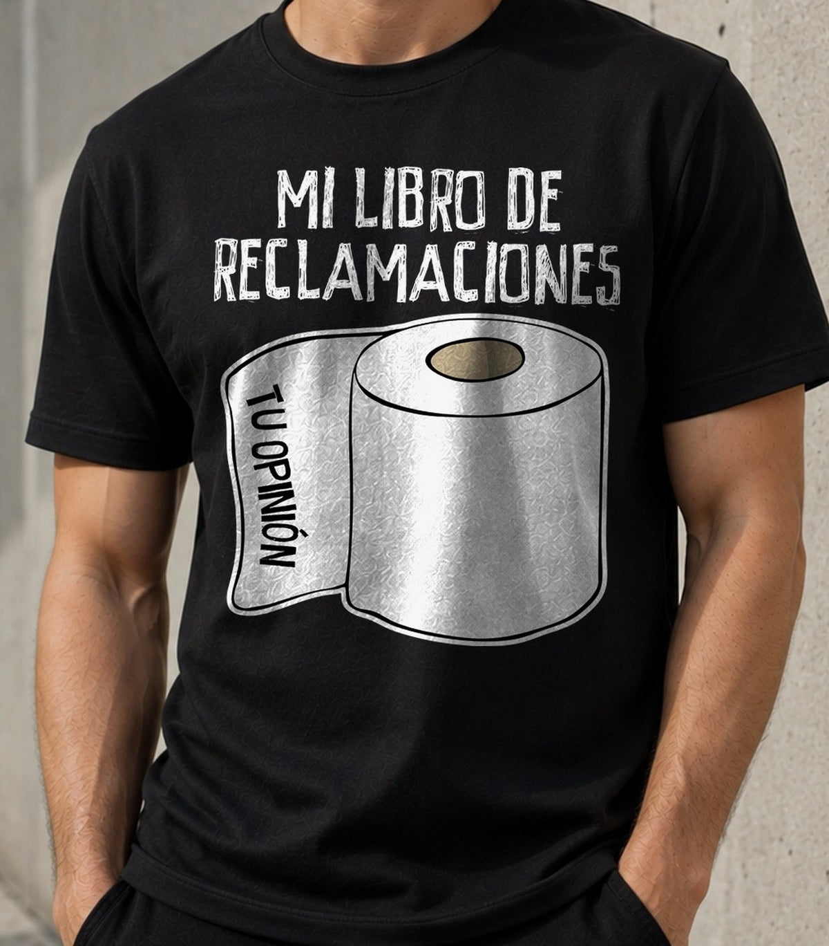 Camiseta Mi Libro de Reclamaciones – Regalo de Humor (negra)