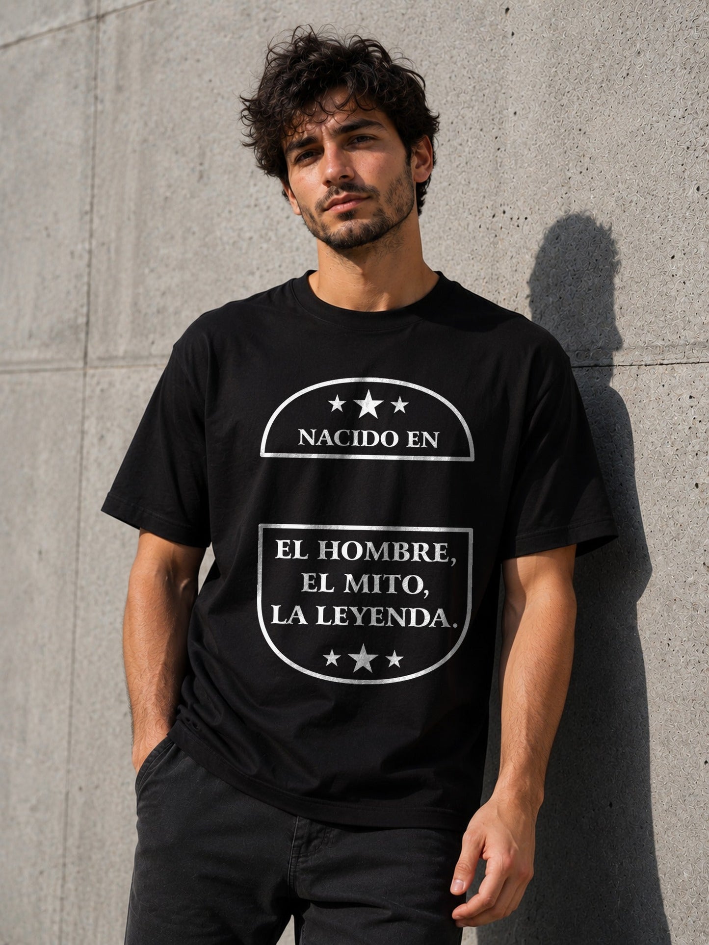 Camiseta con el diseño El Mito, La Leyenda – Regalo para él, de Paranoia Records