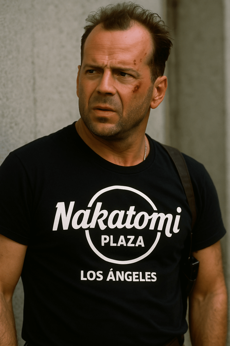Camiseta Nakatomi Plaza - El Cajón Friki