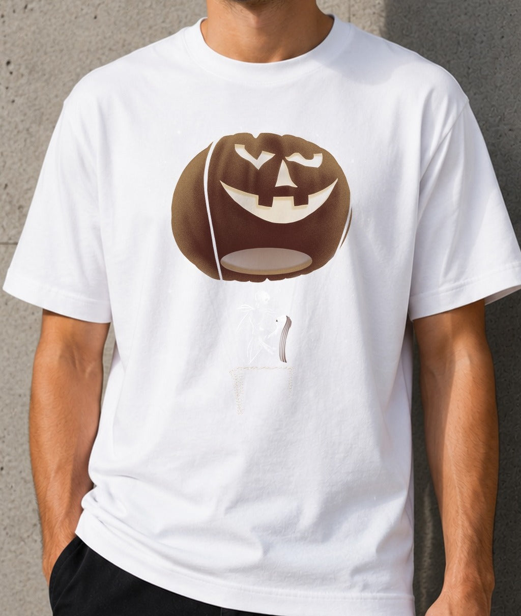 Camiseta Nightmare Love – Pesadilla antes de Navidad (blanca)