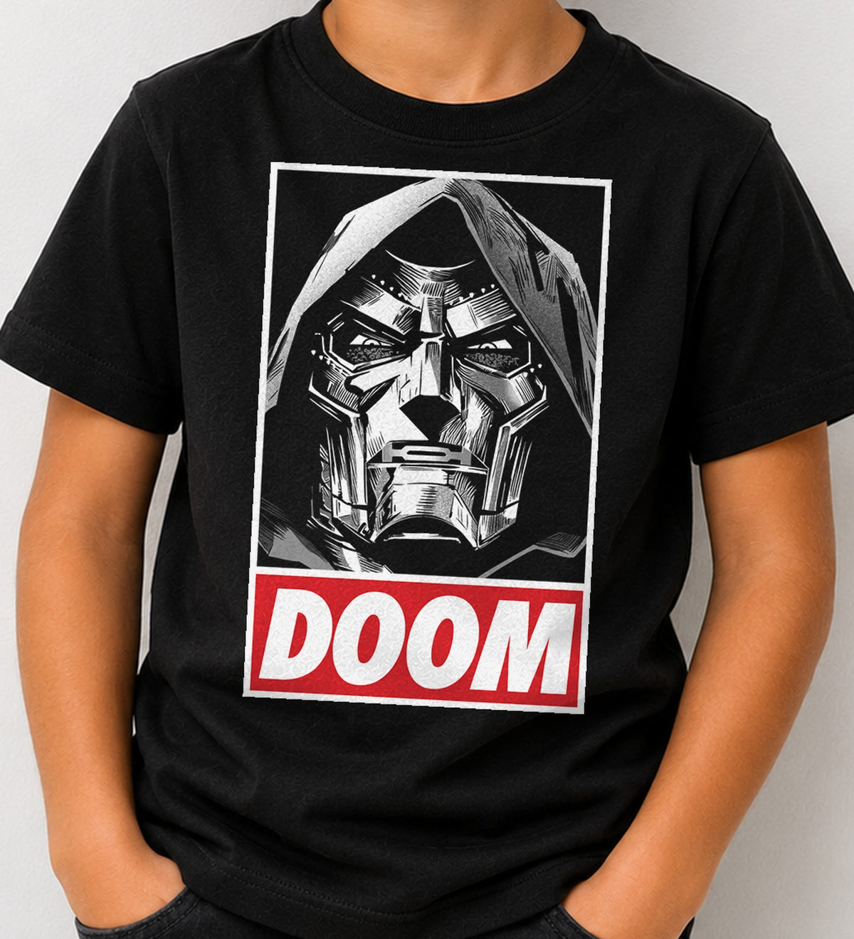 Camiseta niño Doom (negra)