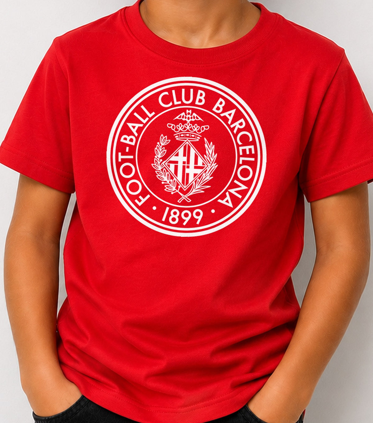 Camiseta niño Fc Barcelona 1899 (roja)
