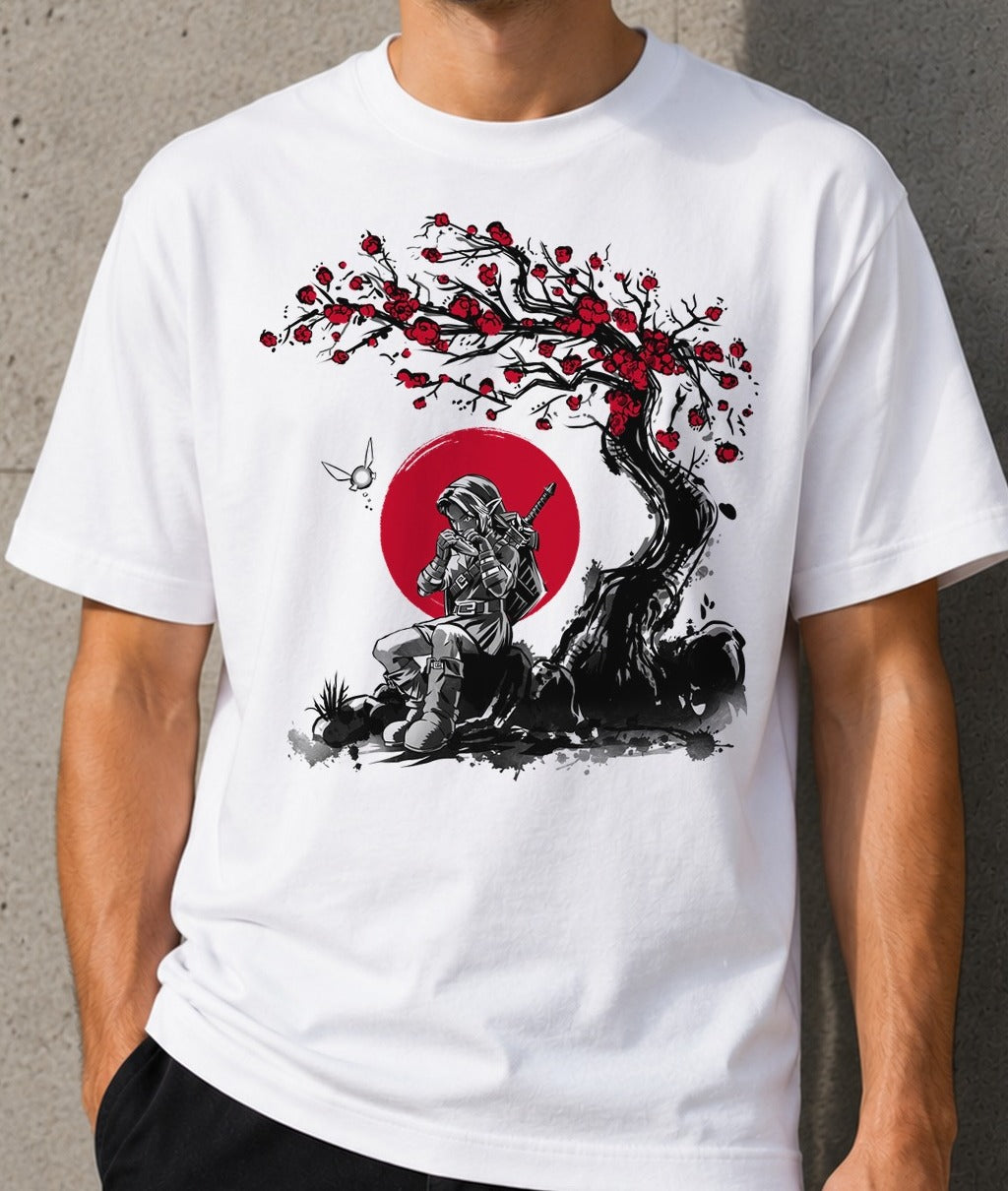 Camiseta Ocarina Under The Sun – The Legend of Zelda (blanca)