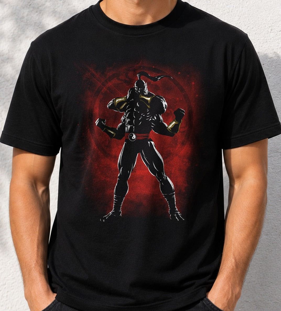 Camiseta Outworld Beast – Mortal Kombat (negra)