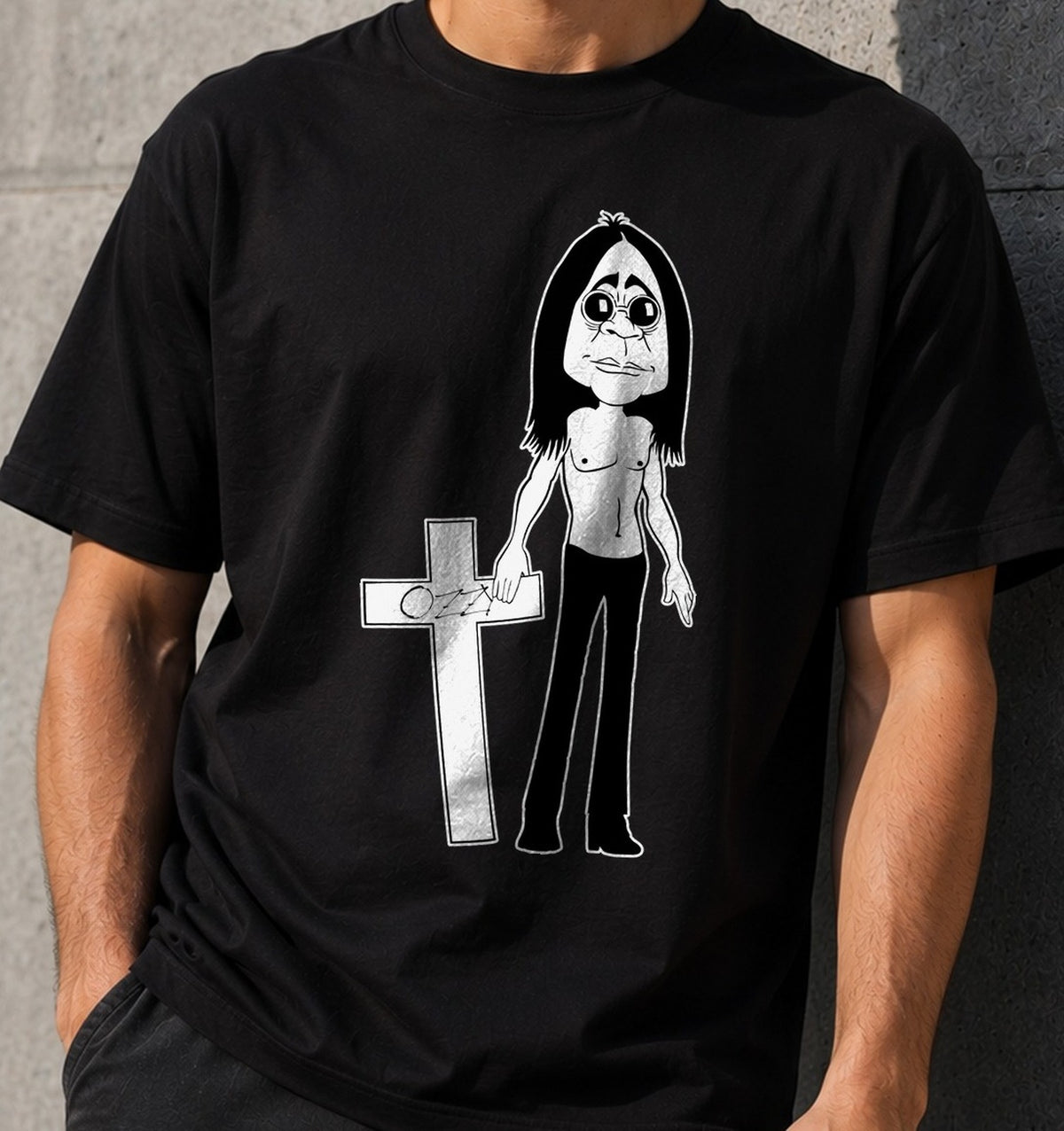 Camiseta Ozzy – Regalo para rockeros y metaleros (negra)