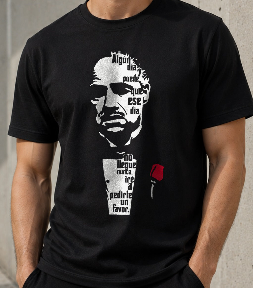Camiseta Padrino – El Padrino (negra)
