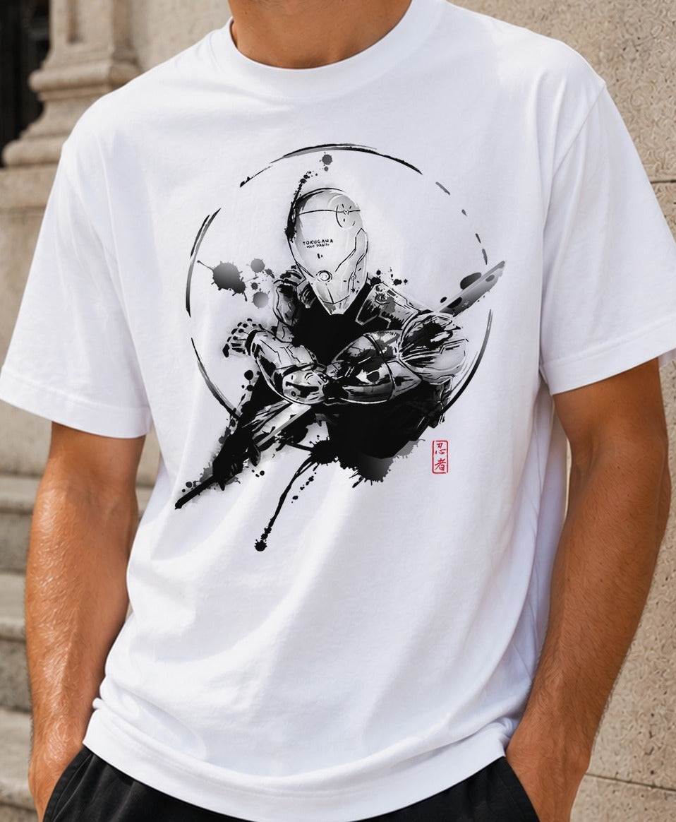Camiseta Perfect Soldier – Metal Gear Solid (blanca)