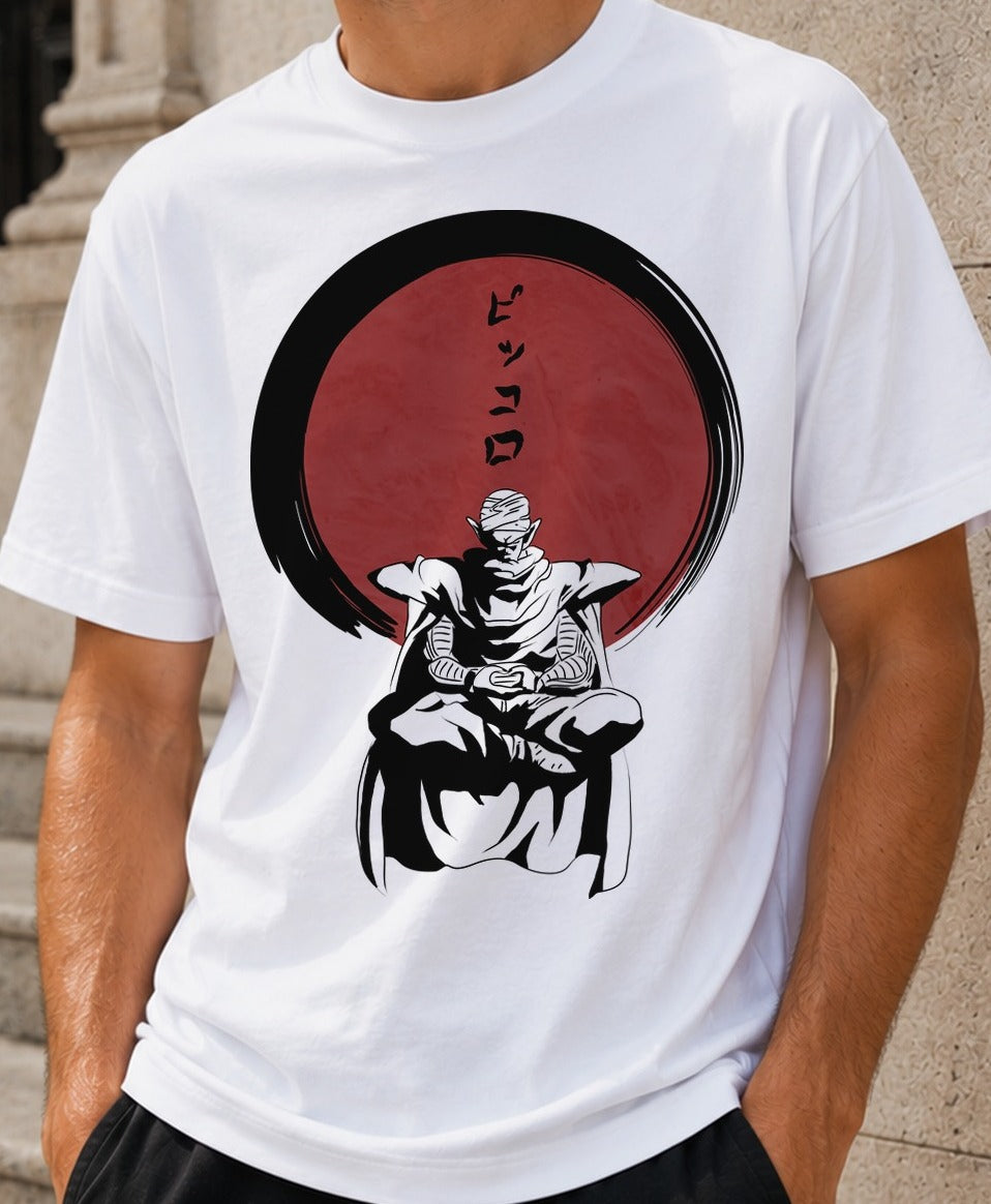 Camiseta Piccolo Zen – Dragon Ball (blanca)