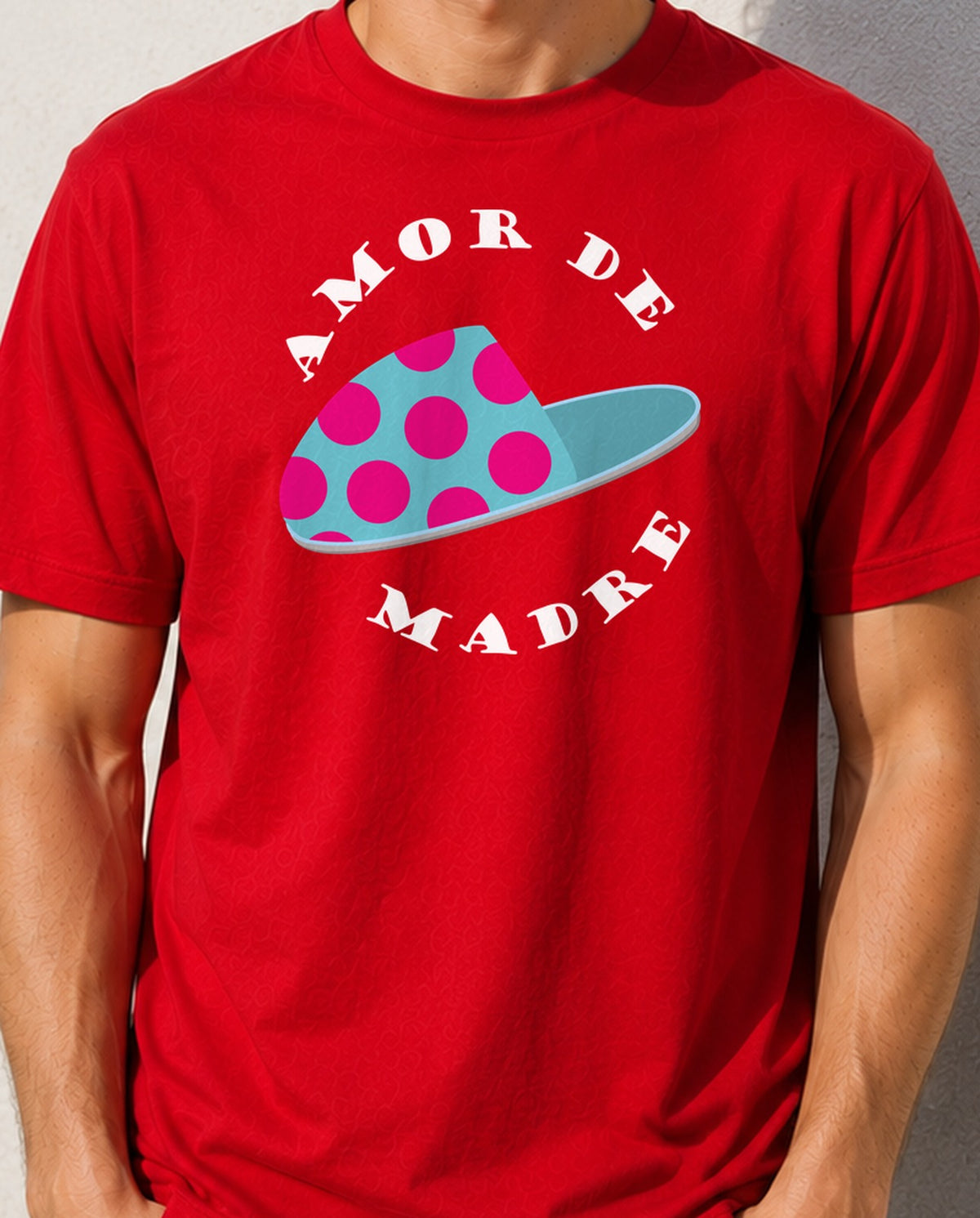 Camiseta Amor de Madre – Regalo Día de la Madre (roja)