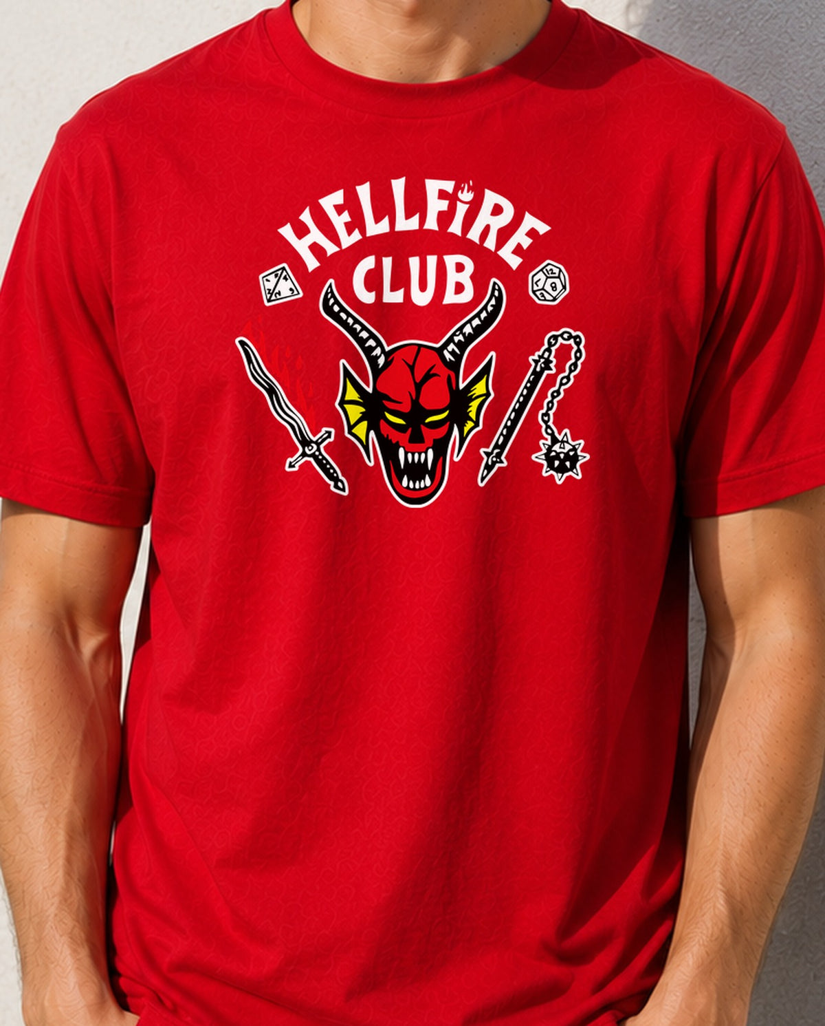 Camiseta Hellfire Club – Stranger Things (roja)