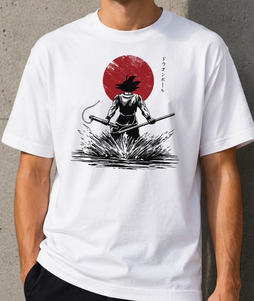 Camiseta Pure of Heart Warrior – Goku de Dragon Ball (blanca)