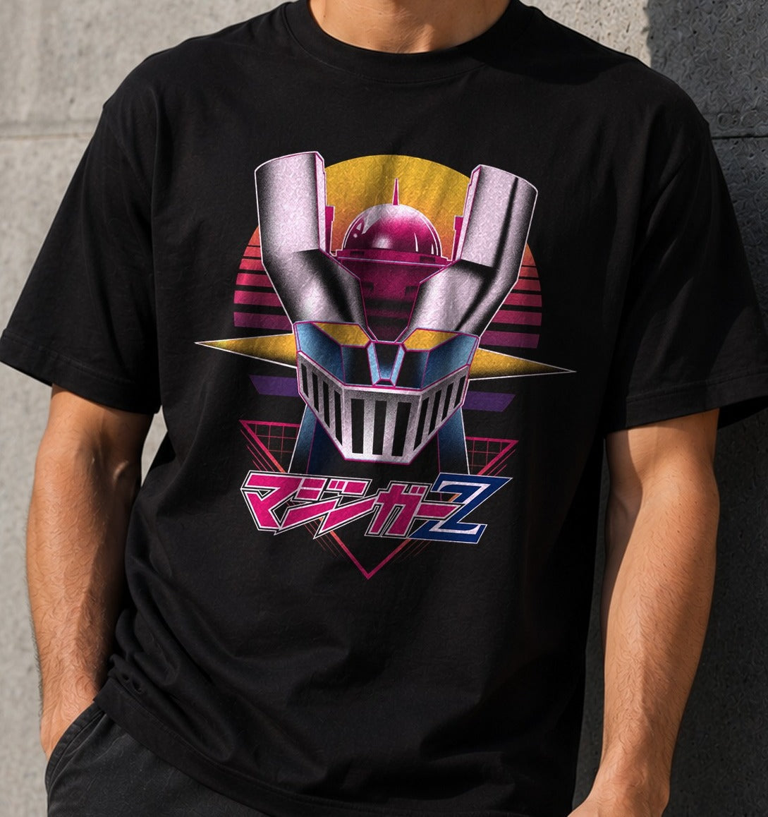 Camiseta Retro Z – Mazinger Z (negra)