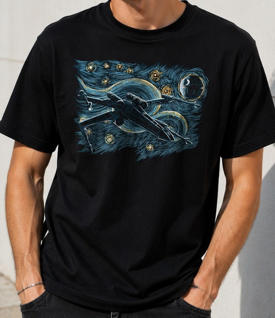 Camiseta Starry Rebel – Star Wars (negra)