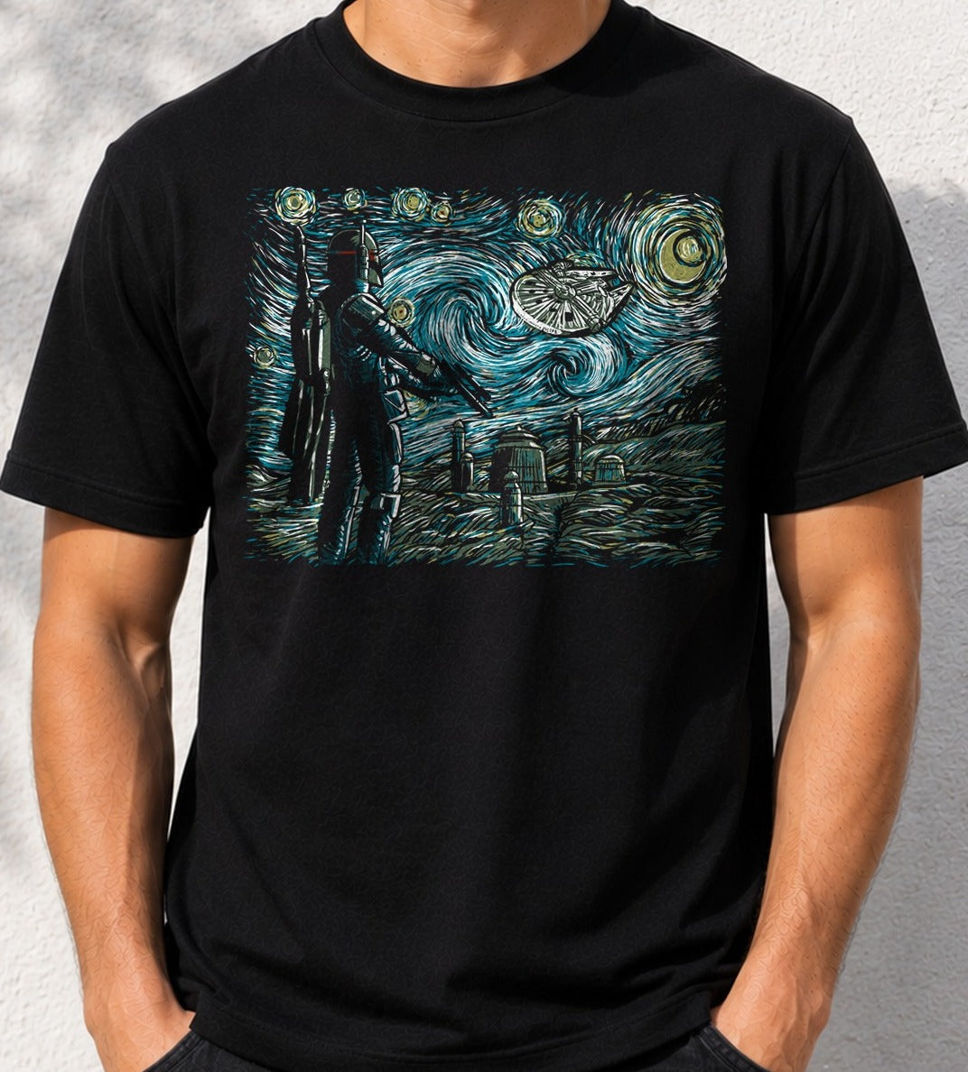 Camiseta Starry Wars – Star Wars (negra)
