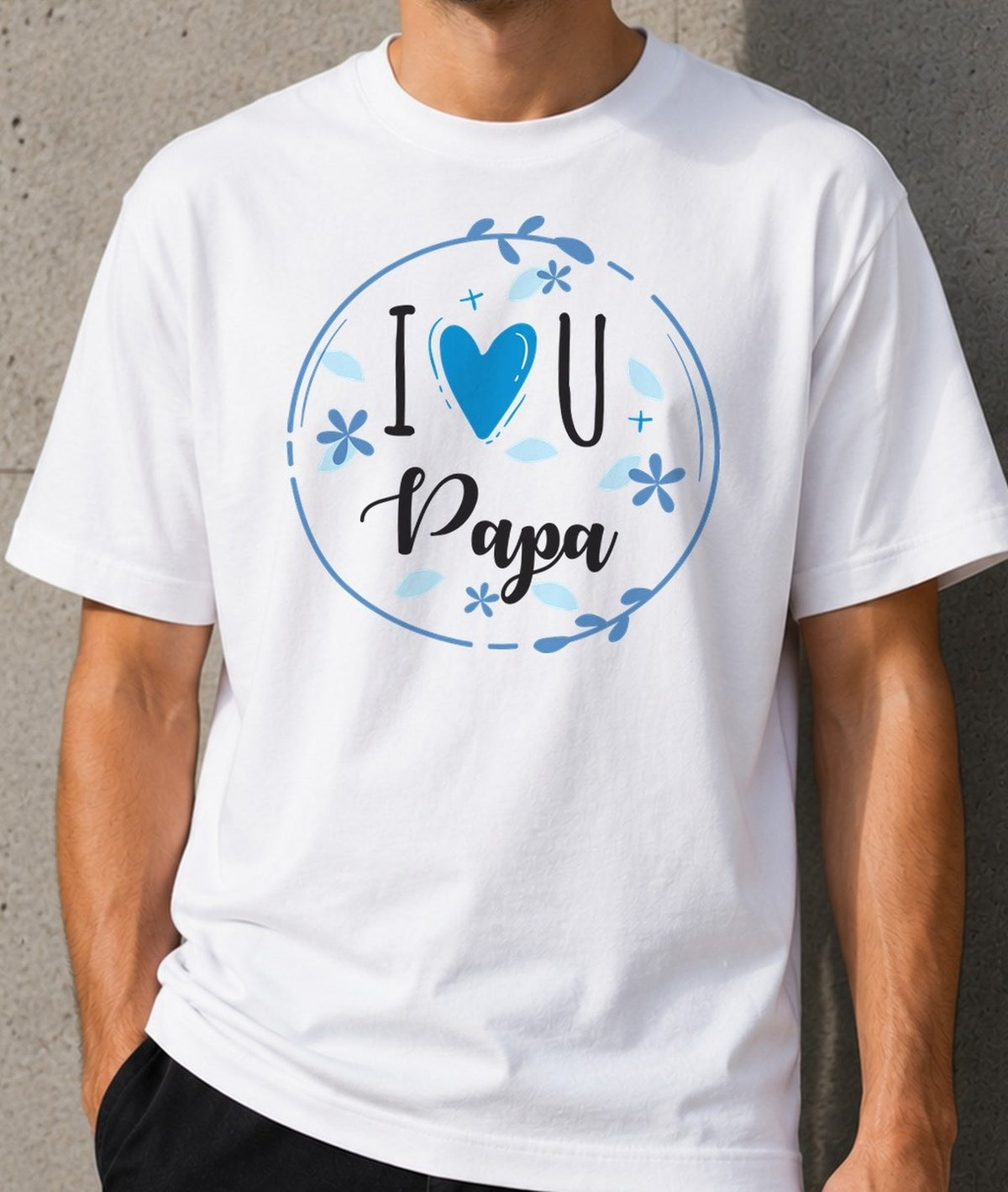 Camiseta Te Quiero Papa – Regalo para el Día del Padre (blanca)