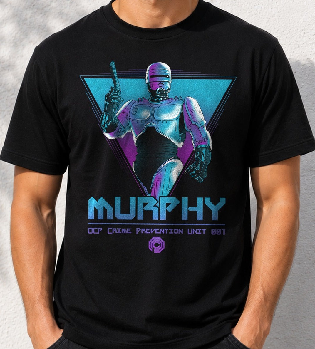 Camiseta Thank you for your cooperation – RoboCop (negra)