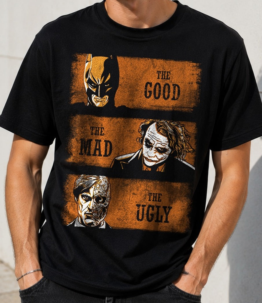 Camiseta The Good, the Mad and the Ugly – Batman (negra)