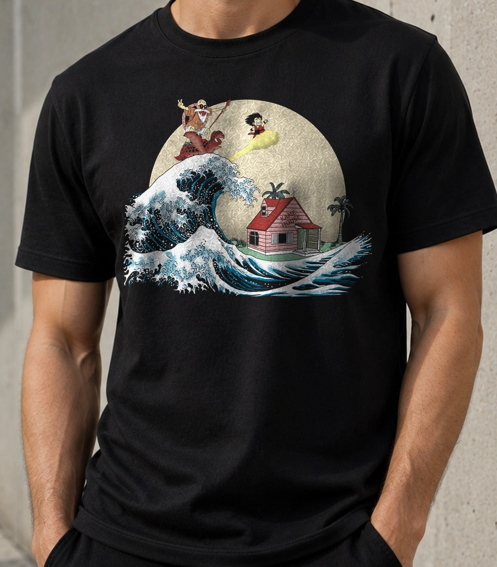 Camiseta The Great Adventure – Dragon Ball (negra)