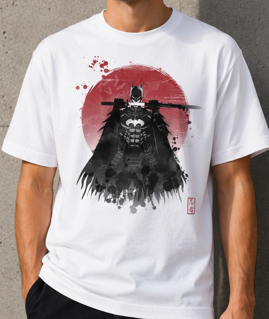 Camiseta The Way of the Bat – Batman Samurái (blanca)