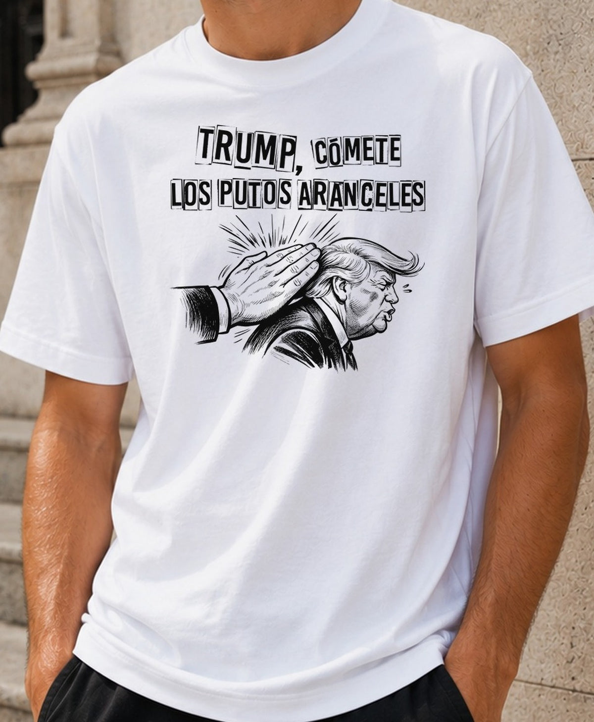 Camiseta Trumposo – Humor Político (blanca)