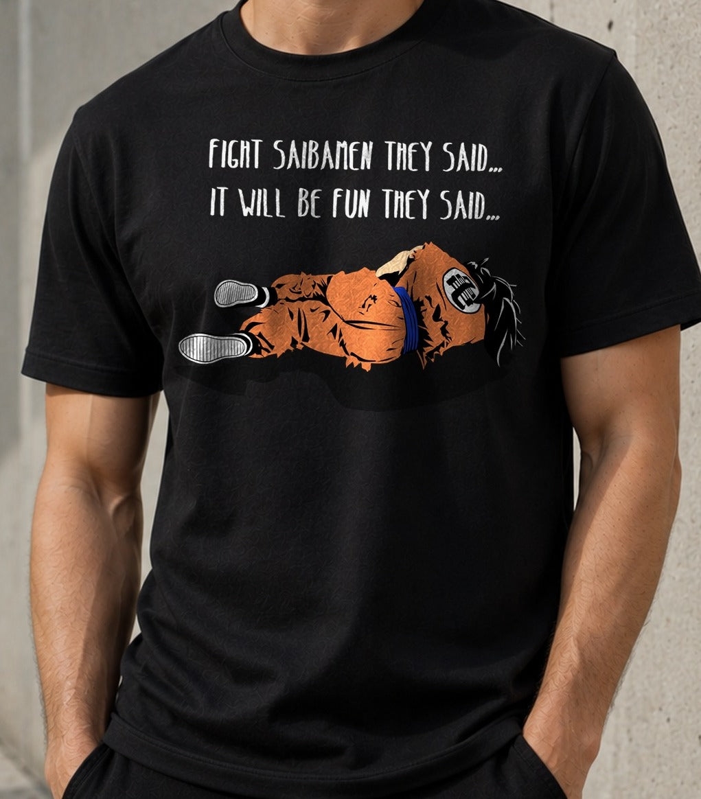 Camiseta Yamcha's Fate – Dragon Ball Z (negra)