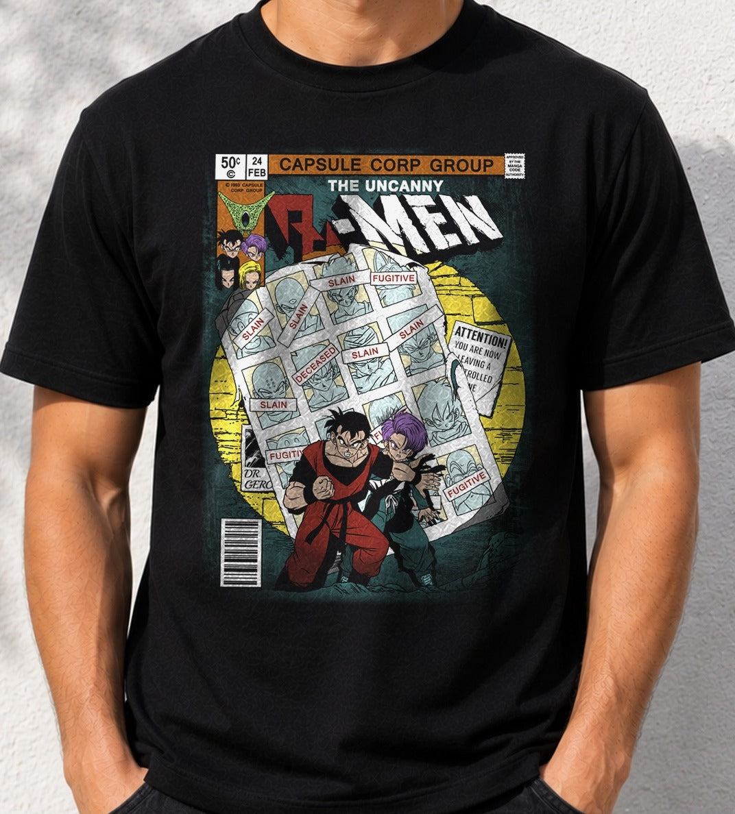 Camiseta Z-Men – Dragon Ball Z (negra)