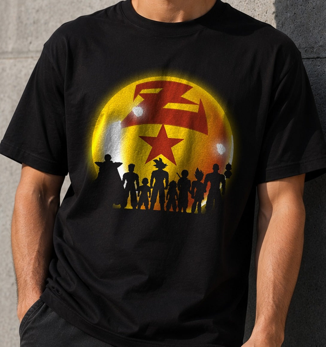 Camiseta Z Warriors – Dragon Ball Z (negra)