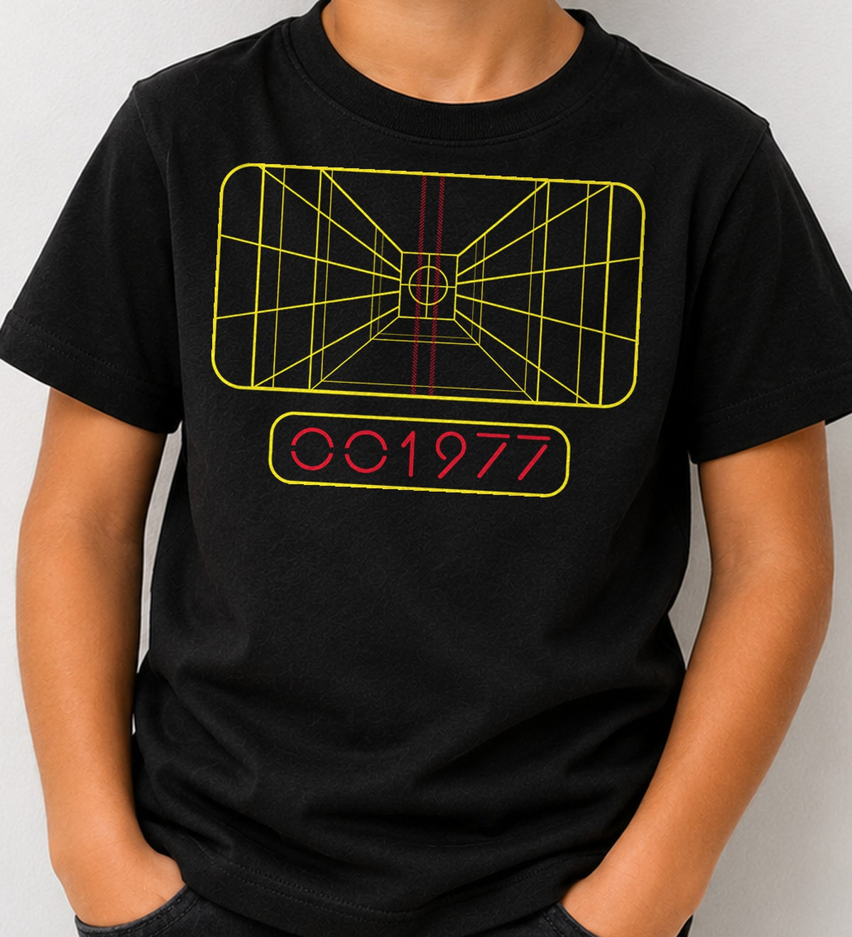 Camiseta niño Attack Vector (negra)